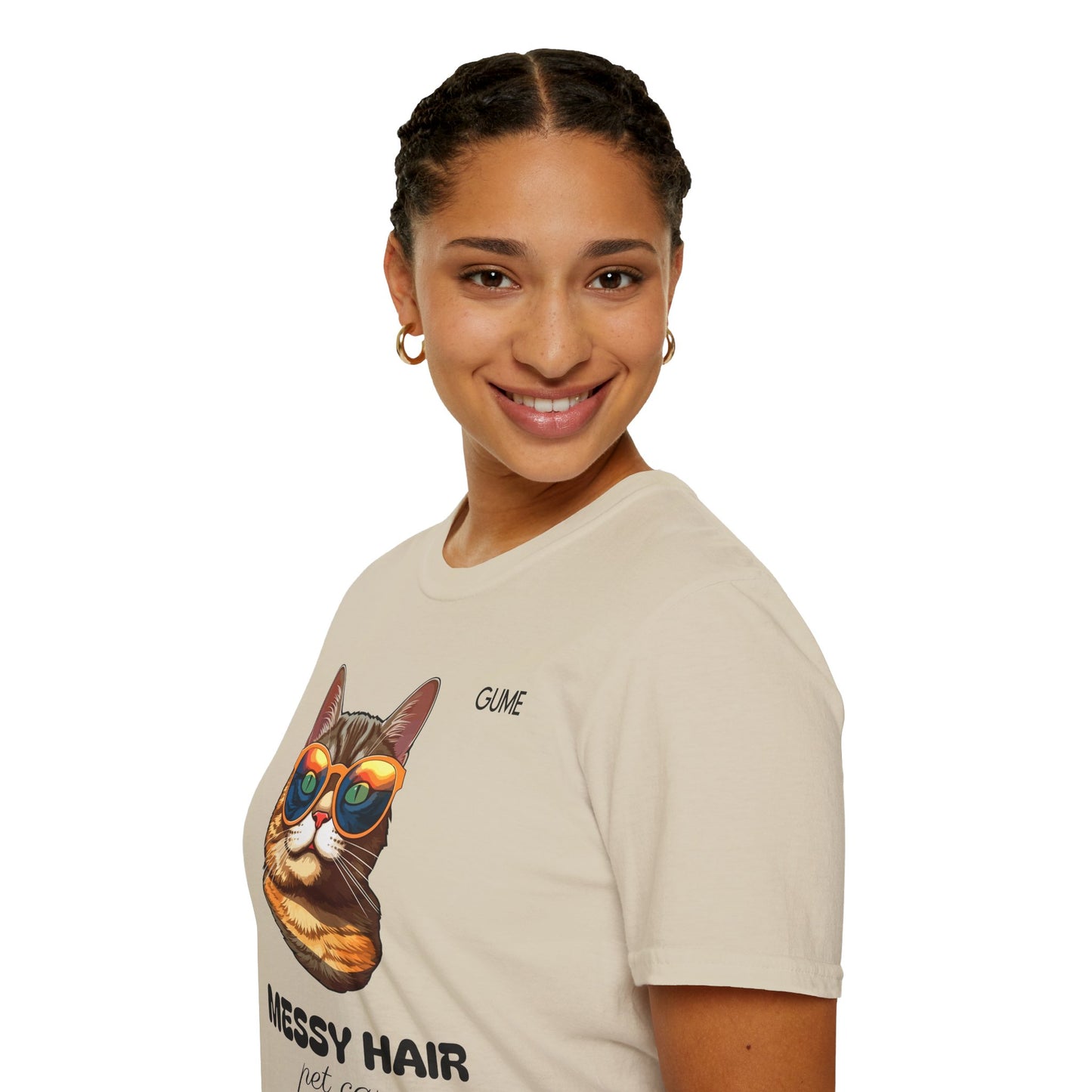 Messy Hair, Pet Care™ Tee – For the Purr-fectly Unbothered