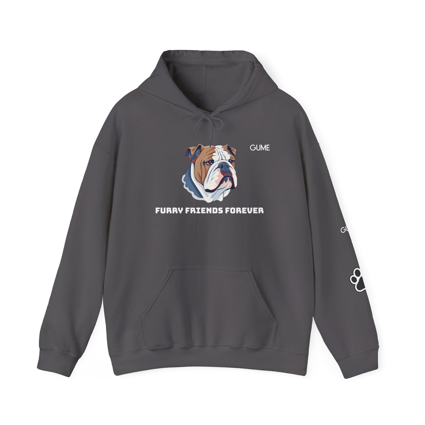 Furry Friends Forever™ Hoodie – For the Bulldog Devotees 🧡