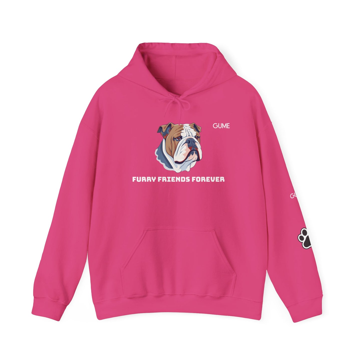 Furry Friends Forever™ Hoodie – For the Bulldog Devotees 🧡