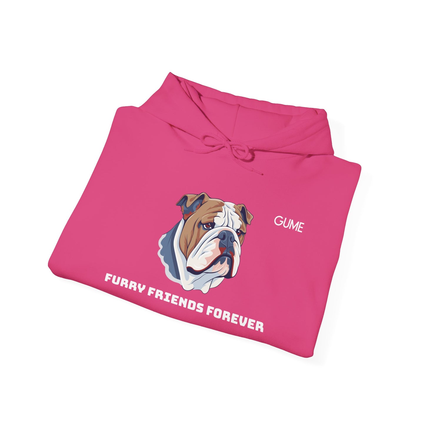 Furry Friends Forever™ Hoodie – For the Bulldog Devotees 🧡