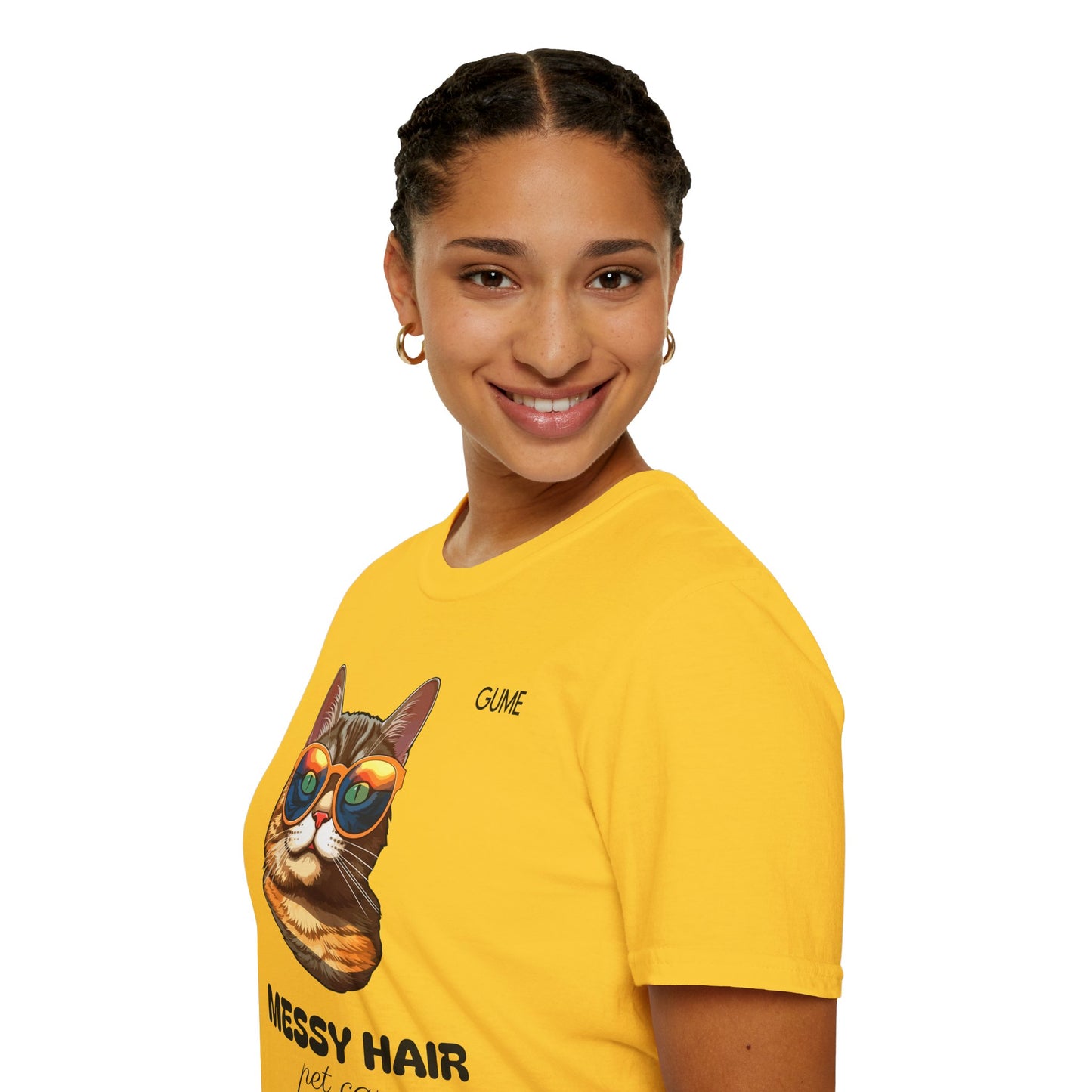 Messy Hair, Pet Care™ Tee – For the Purr-fectly Unbothered