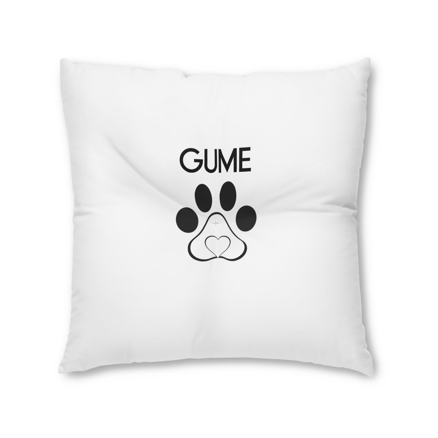 Dog Lover's Tufted Floor Pillow - Cute Pet Decor, Animal Gift, Couch Cushion, Home Accents, Bedside Pillow