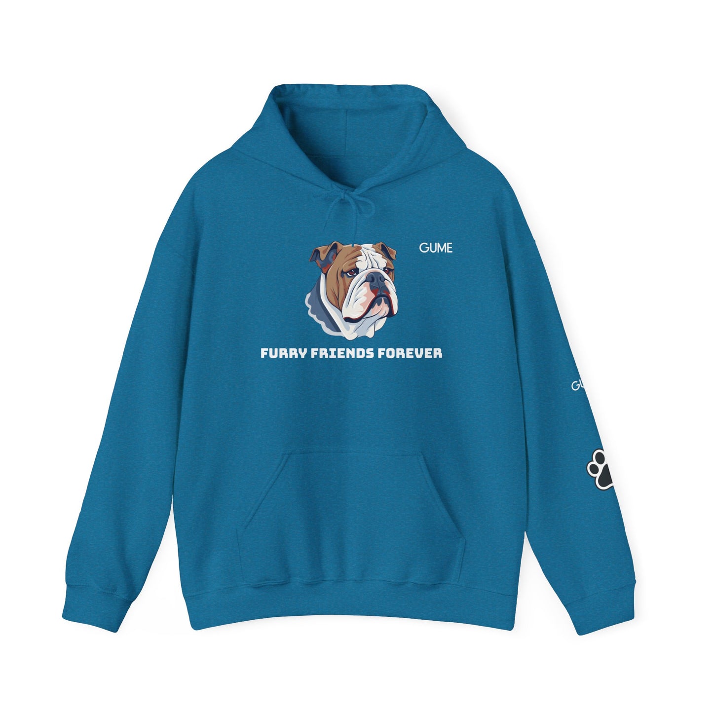 Furry Friends Forever™ Hoodie – For the Bulldog Devotees 🧡