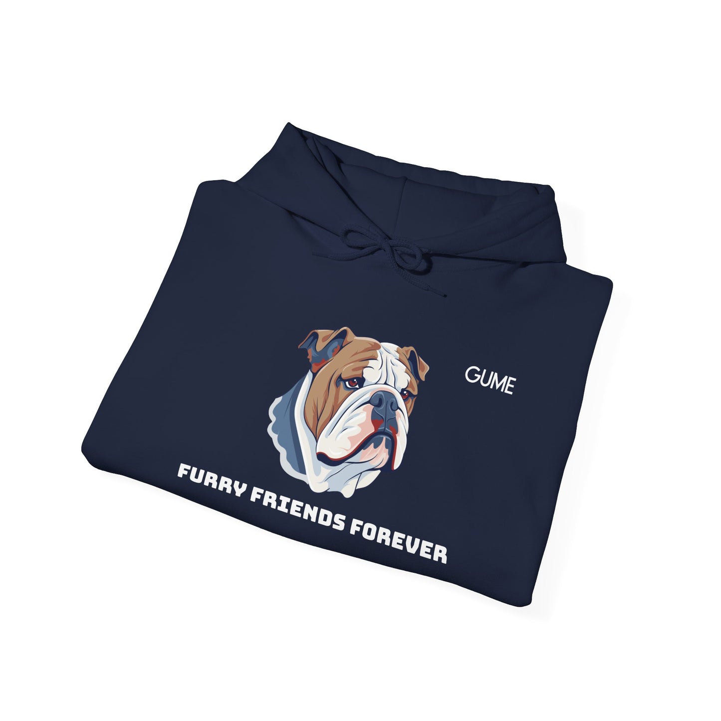 Furry Friends Forever™ Hoodie – For the Bulldog Devotees 🧡