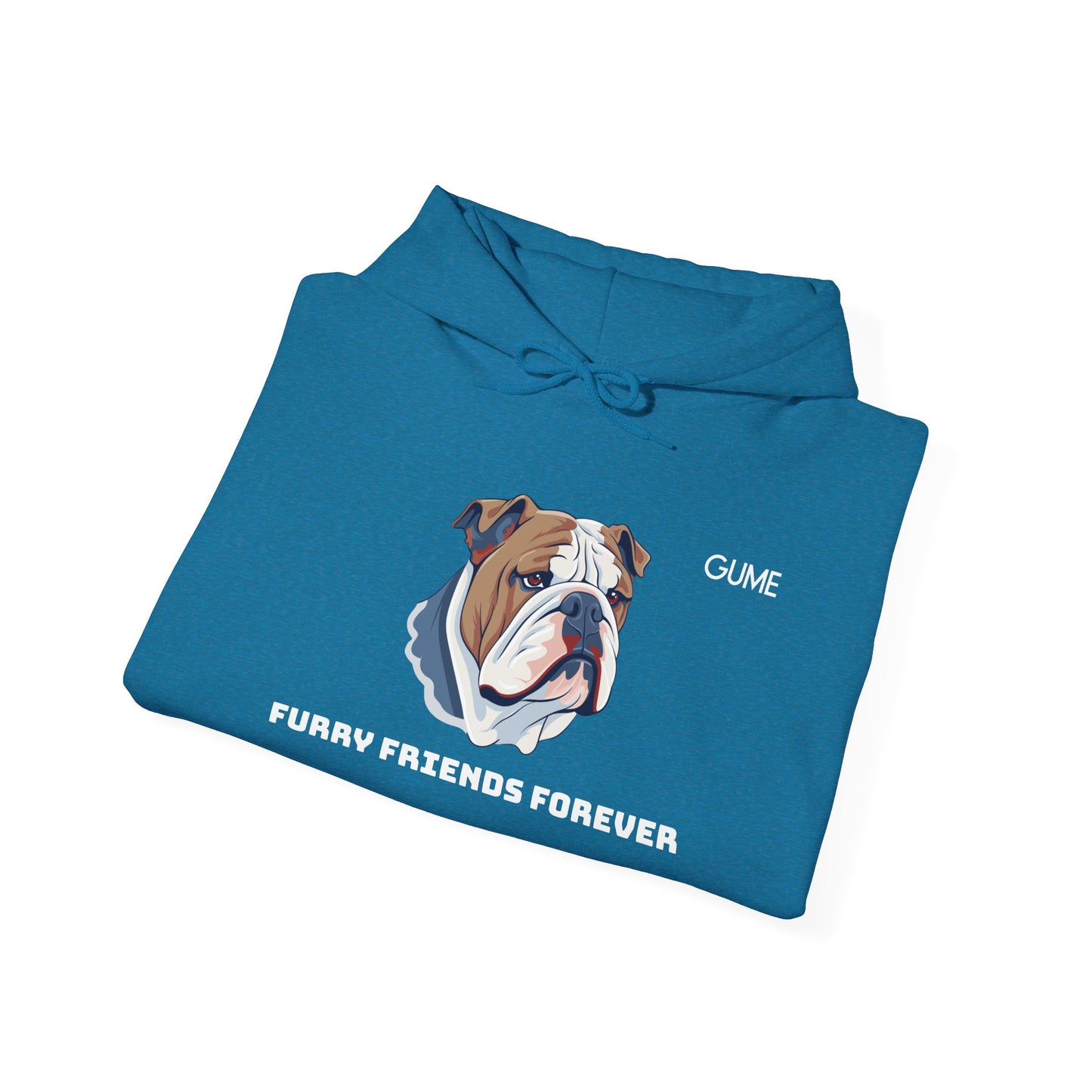 Furry Friends Forever™ Hoodie – For the Bulldog Devotees 🧡