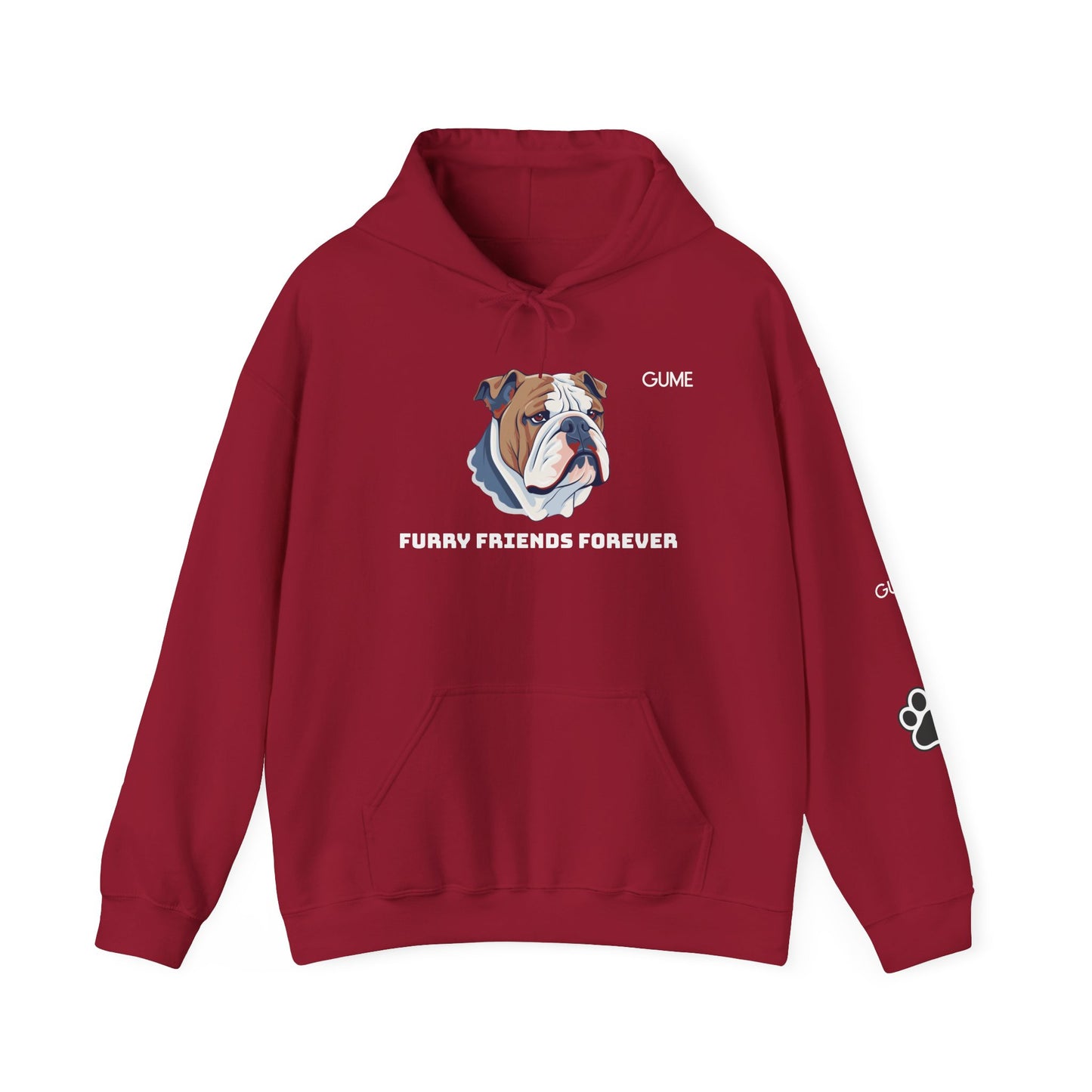 Furry Friends Forever™ Hoodie – For the Bulldog Devotees 🧡