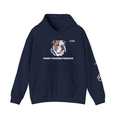 Furry Friends Forever™ Hoodie – For the Bulldog Devotees 🧡