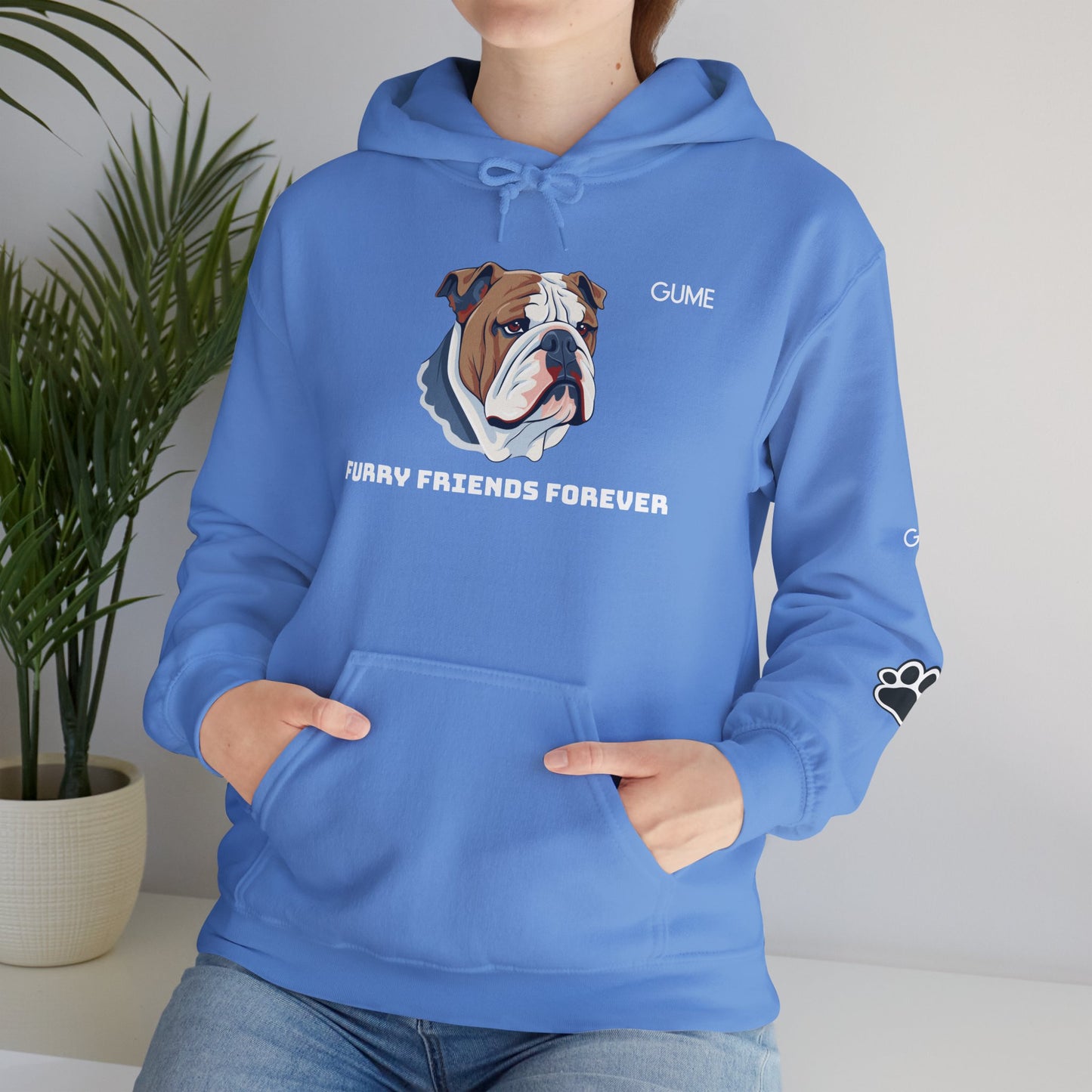 Furry Friends Forever™ Hoodie – For the Bulldog Devotees 🧡
