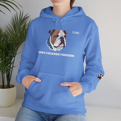 Furry Friends Forever™ Hoodie – For the Bulldog Devotees 🧡