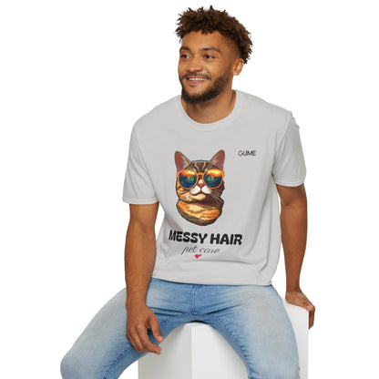 Messy Hair, Pet Care™ Tee – For the Purr-fectly Unbothered