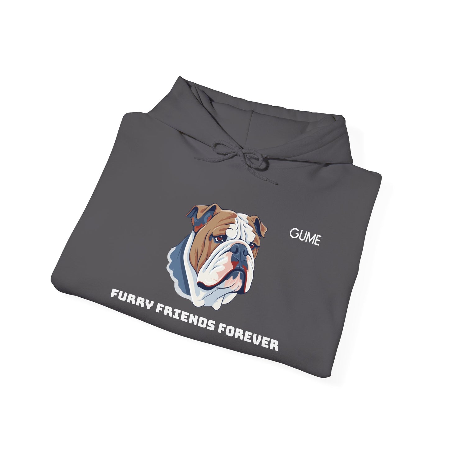 Furry Friends Forever™ Hoodie – For the Bulldog Devotees 🧡