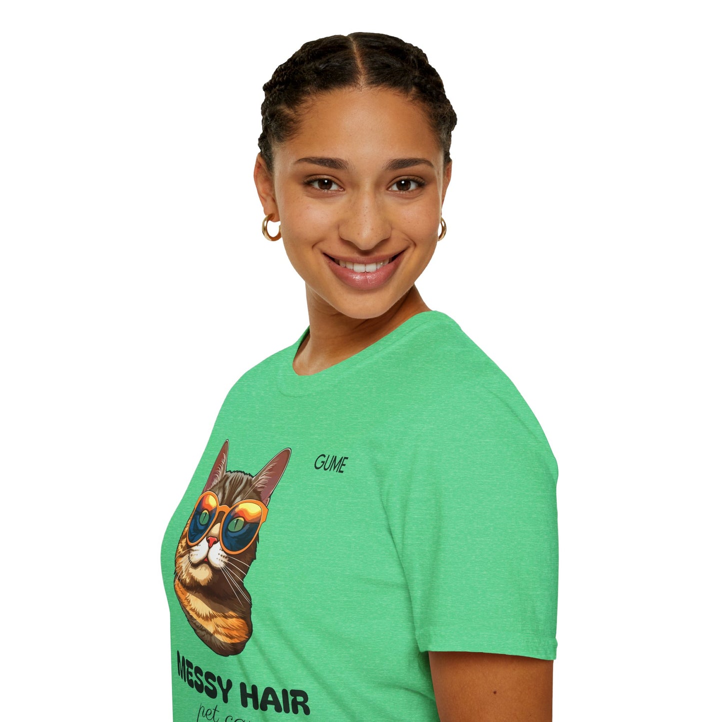 Messy Hair, Pet Care™ Tee – For the Purr-fectly Unbothered