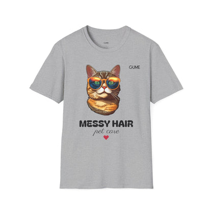 Messy Hair, Pet Care™ Tee – For the Purr-fectly Unbothered