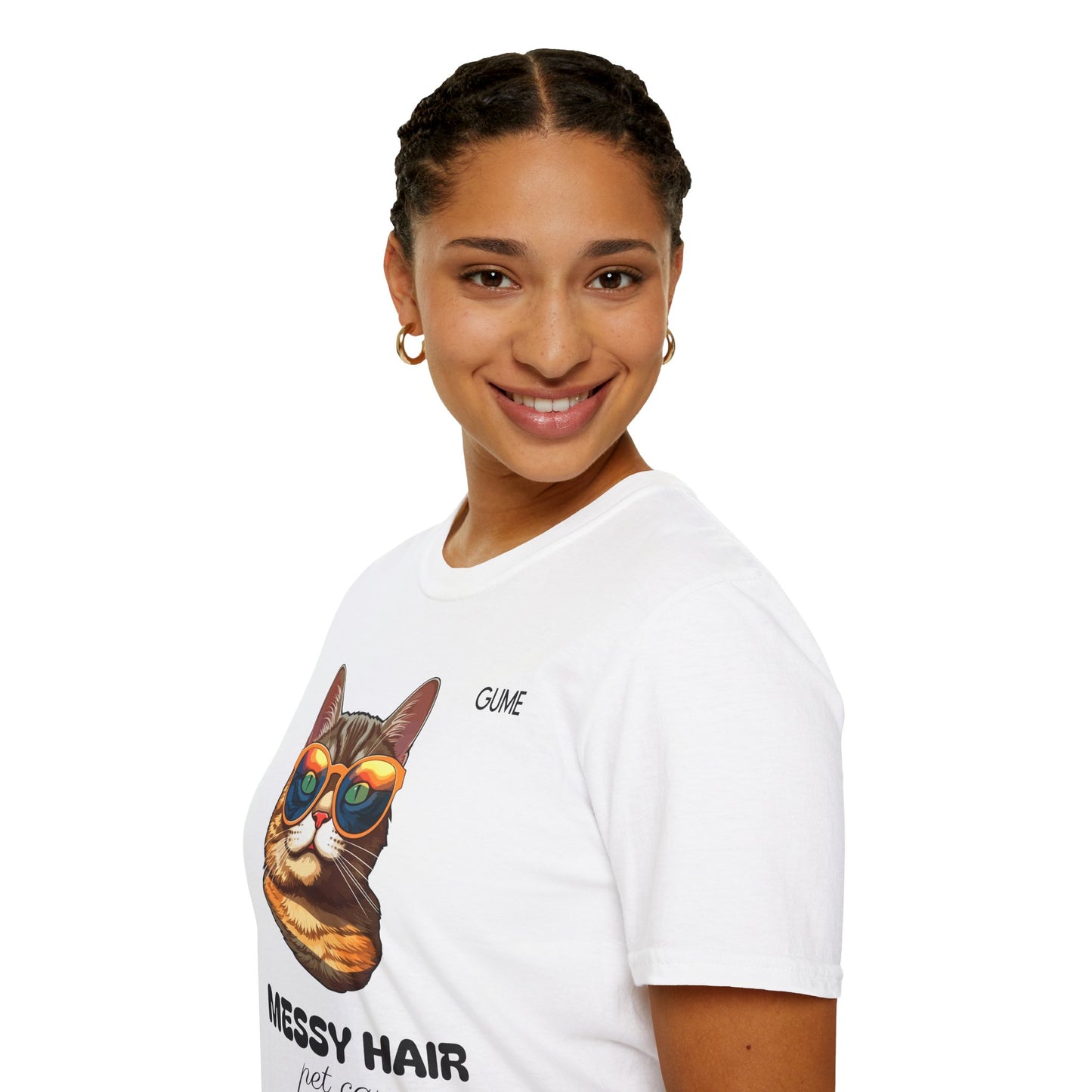 Messy Hair, Pet Care™ Tee – For the Purr-fectly Unbothered