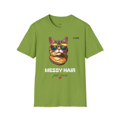 Messy Hair, Pet Care™ Tee – For the Purr-fectly Unbothered