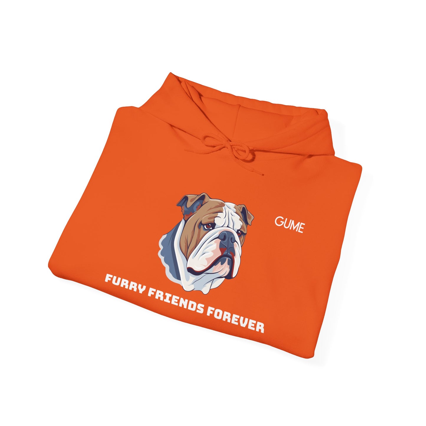Furry Friends Forever™ Hoodie – For the Bulldog Devotees 🧡