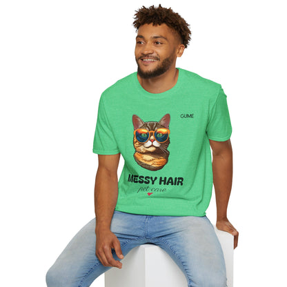Messy Hair, Pet Care™ Tee – For the Purr-fectly Unbothered