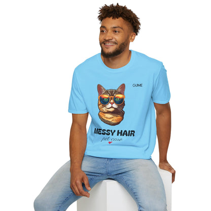 Messy Hair, Pet Care™ Tee – For the Purr-fectly Unbothered