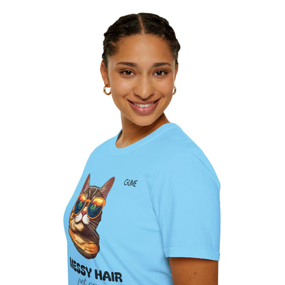 Messy Hair, Pet Care™ Tee – For the Purr-fectly Unbothered