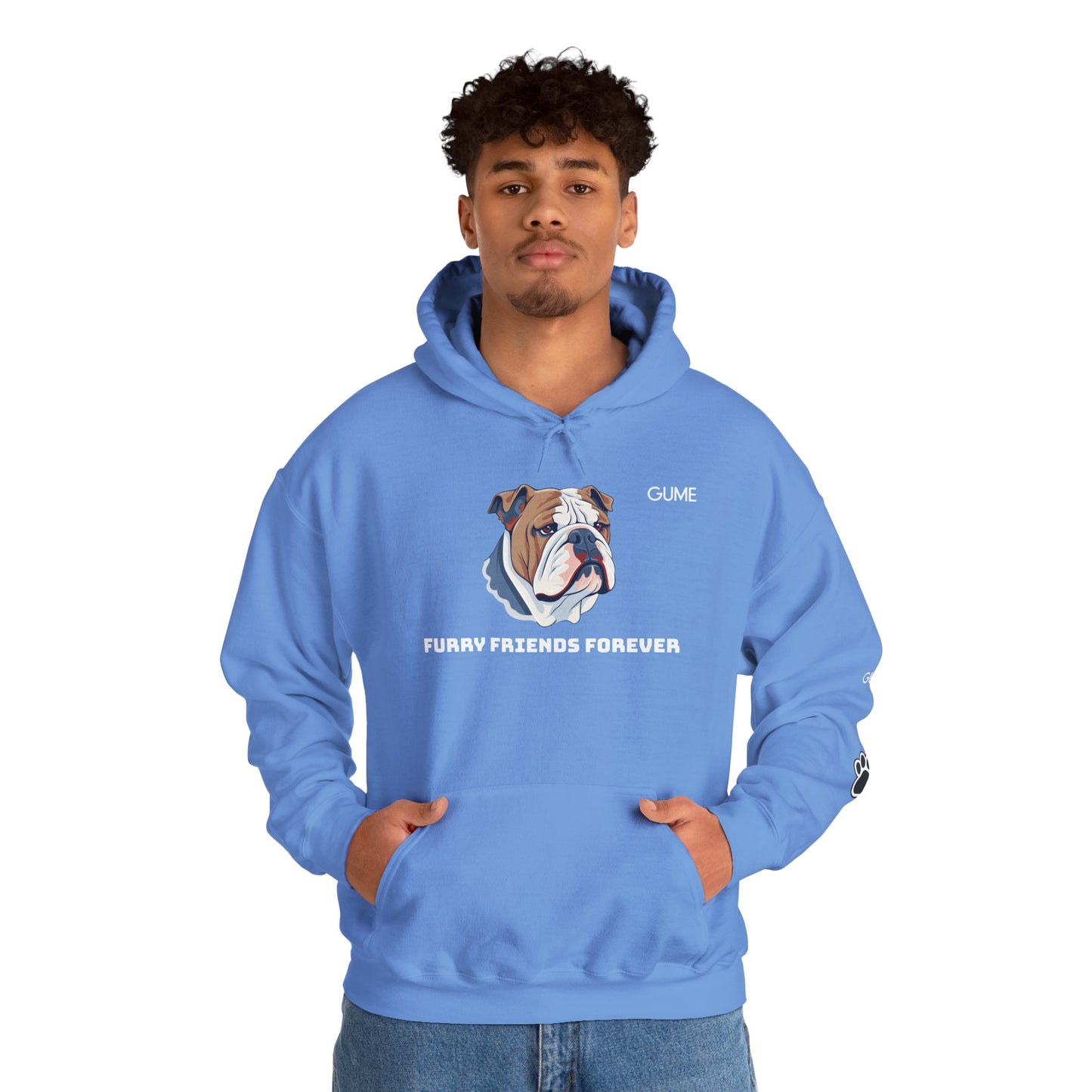 Furry Friends Forever™ Hoodie – For the Bulldog Devotees 🧡
