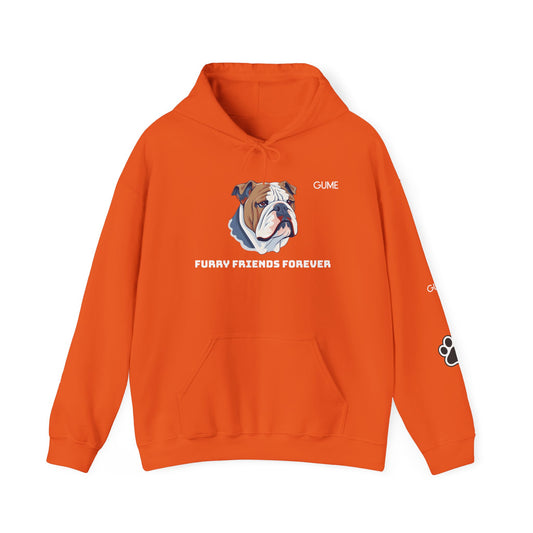 Furry Friends Forever™ Hoodie – For the Bulldog Devotees 🧡