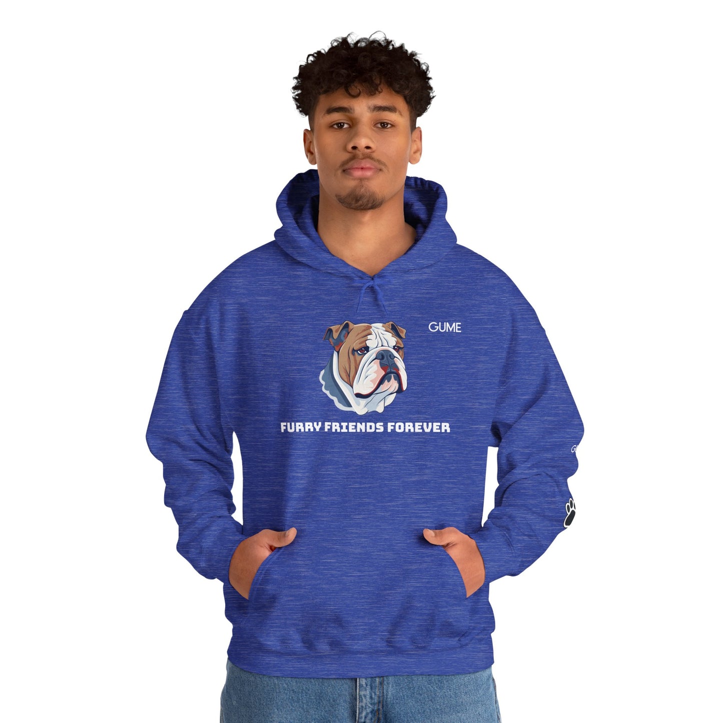 Furry Friends Forever™ Hoodie – For the Bulldog Devotees 🧡