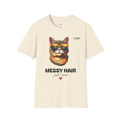 Messy Hair, Pet Care™ Tee – For the Purr-fectly Unbothered