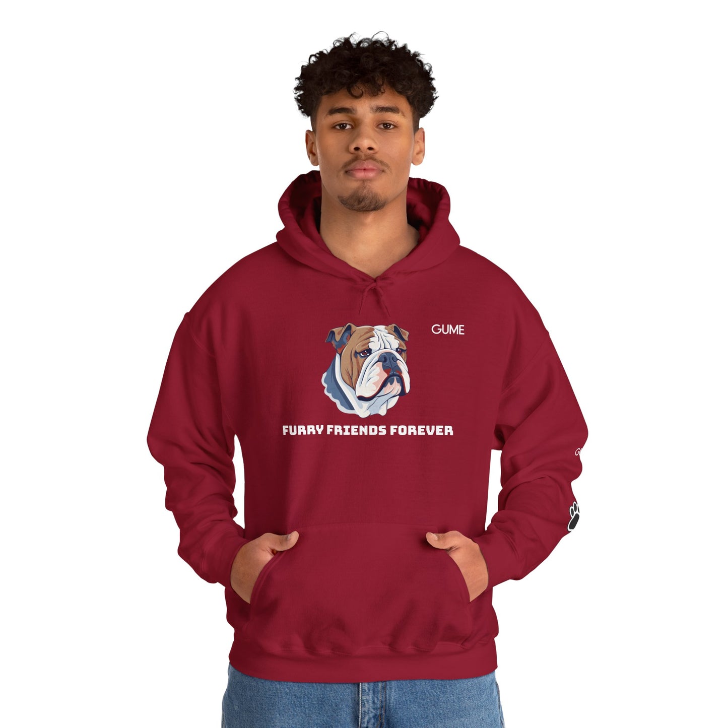 Furry Friends Forever™ Hoodie – For the Bulldog Devotees 🧡