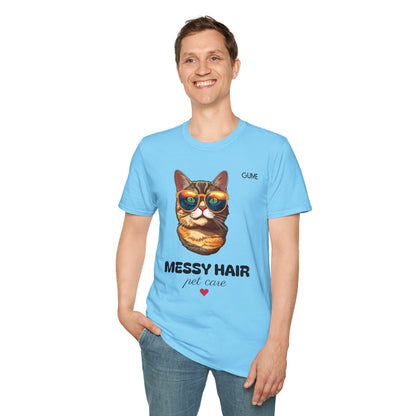 Messy Hair, Pet Care™ Tee – For the Purr-fectly Unbothered