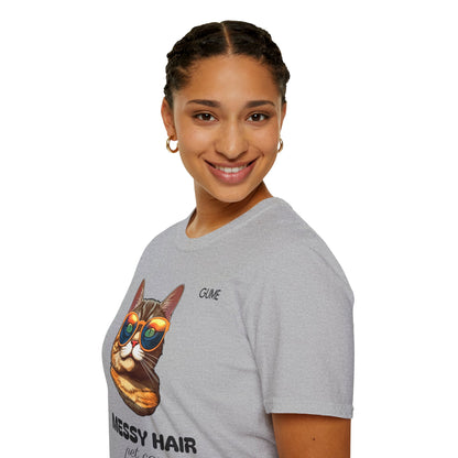 Messy Hair, Pet Care™ Tee – For the Purr-fectly Unbothered