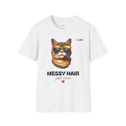 Messy Hair, Pet Care™ Tee – For the Purr-fectly Unbothered