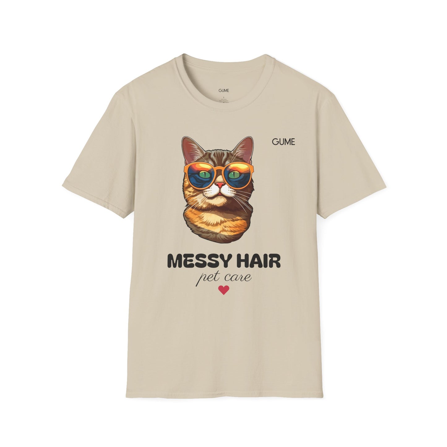 Messy Hair, Pet Care™ Tee – For the Purr-fectly Unbothered