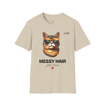 Messy Hair, Pet Care™ Tee – For the Purr-fectly Unbothered