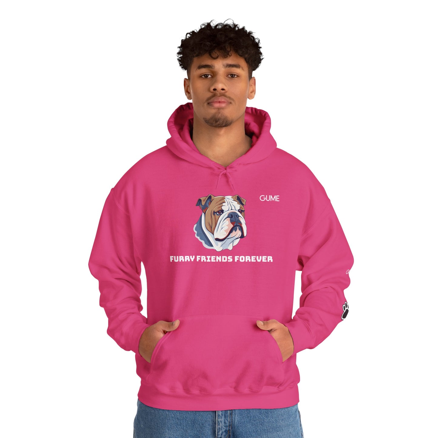 Furry Friends Forever™ Hoodie – For the Bulldog Devotees 🧡