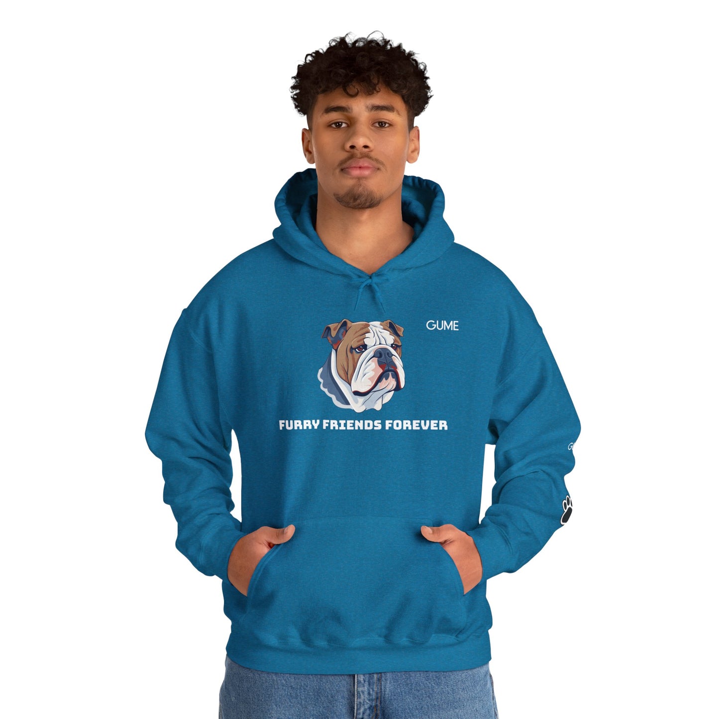 Furry Friends Forever™ Hoodie – For the Bulldog Devotees 🧡